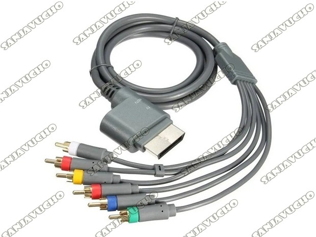 &+ CABLE XBOX COMPONENTE DE 1,80M